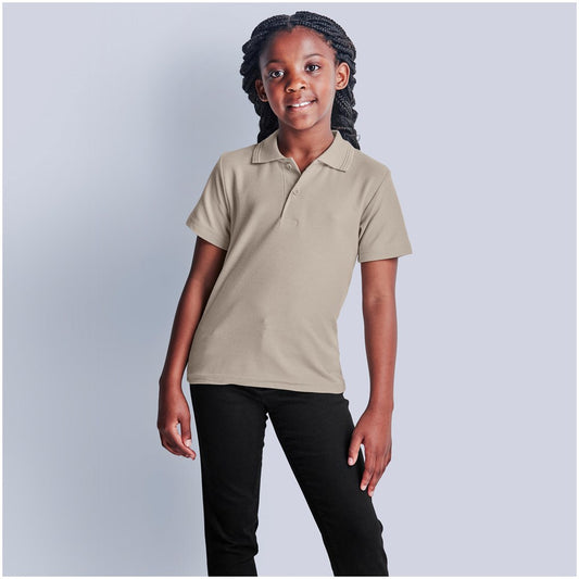 Kids Basic Pique Golf Shirt