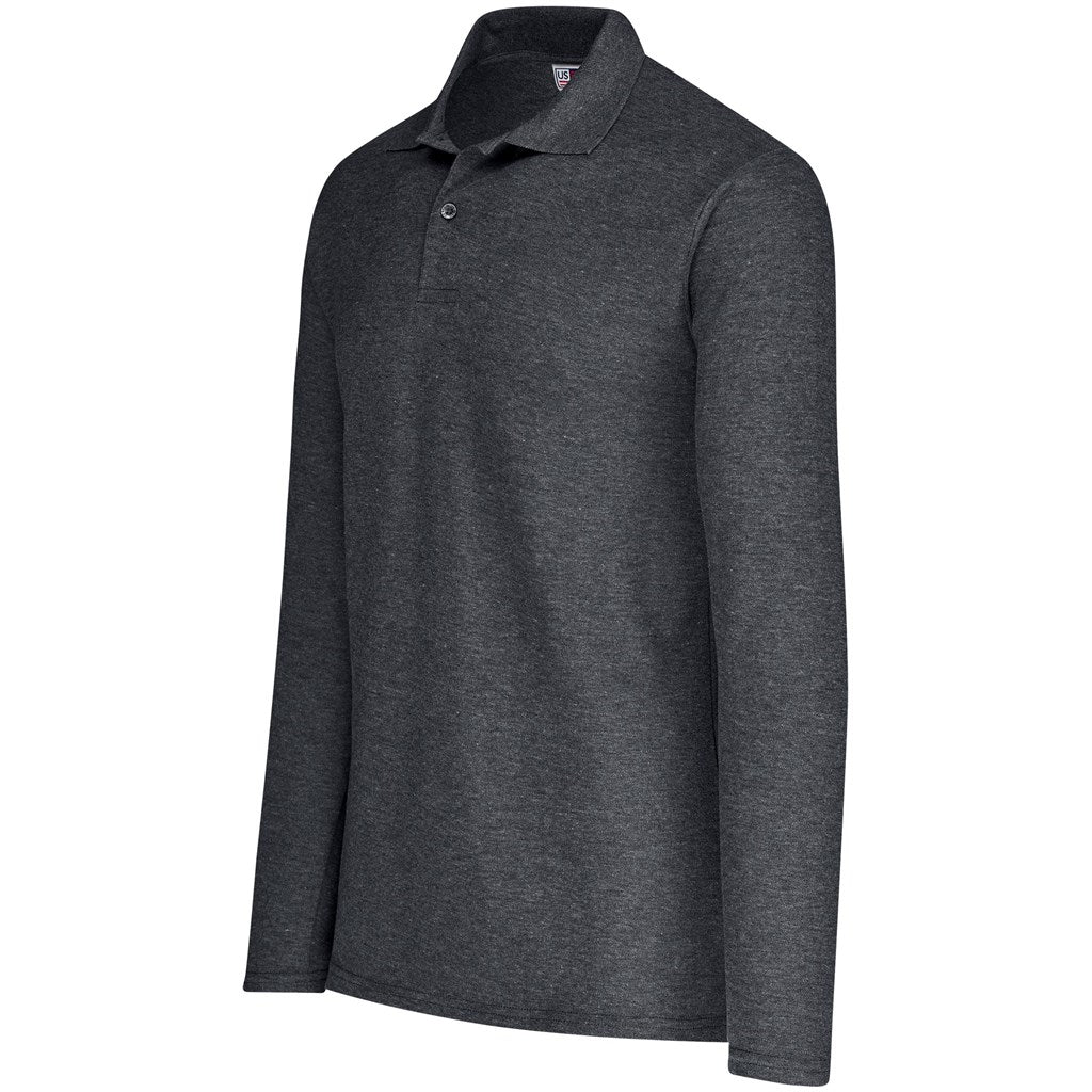 Mens Long Sleeve Elemental Golf Shirt