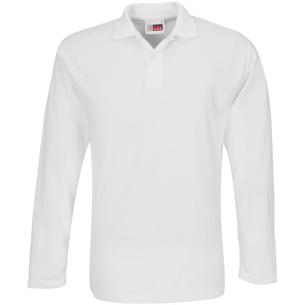 Mens Long Sleeve Elemental Golf Shirt