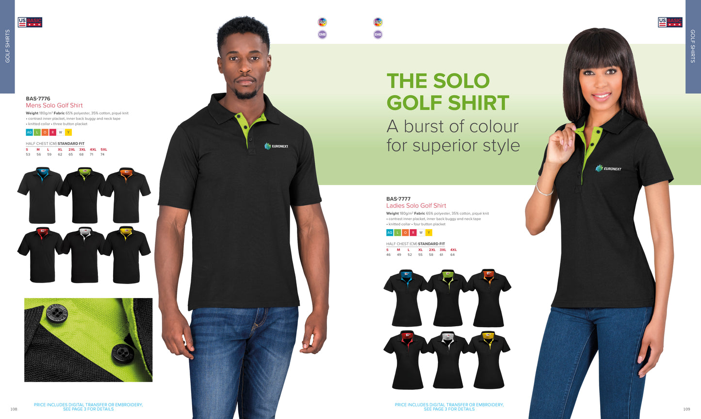 Mens Solo Golf Shirt