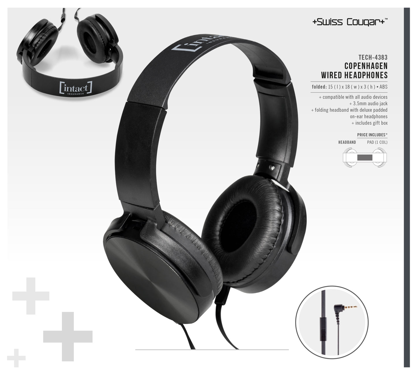 Swiss Cougar Copenhagen Wired Headphones