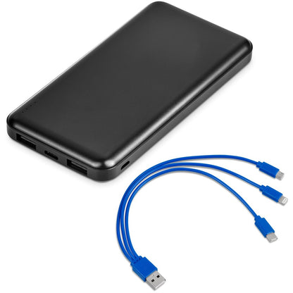 Kingpin Black 10 Compact Power Bank - 10,000mAh