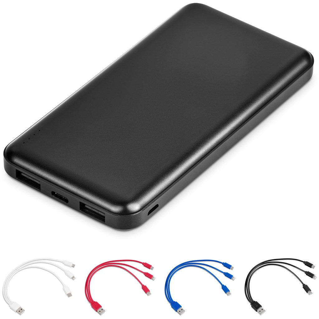 Kingpin Black 10 Compact Power Bank - 10,000mAh