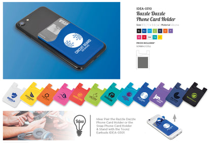 Altitude Razzle Dazzle Phone Card Holder