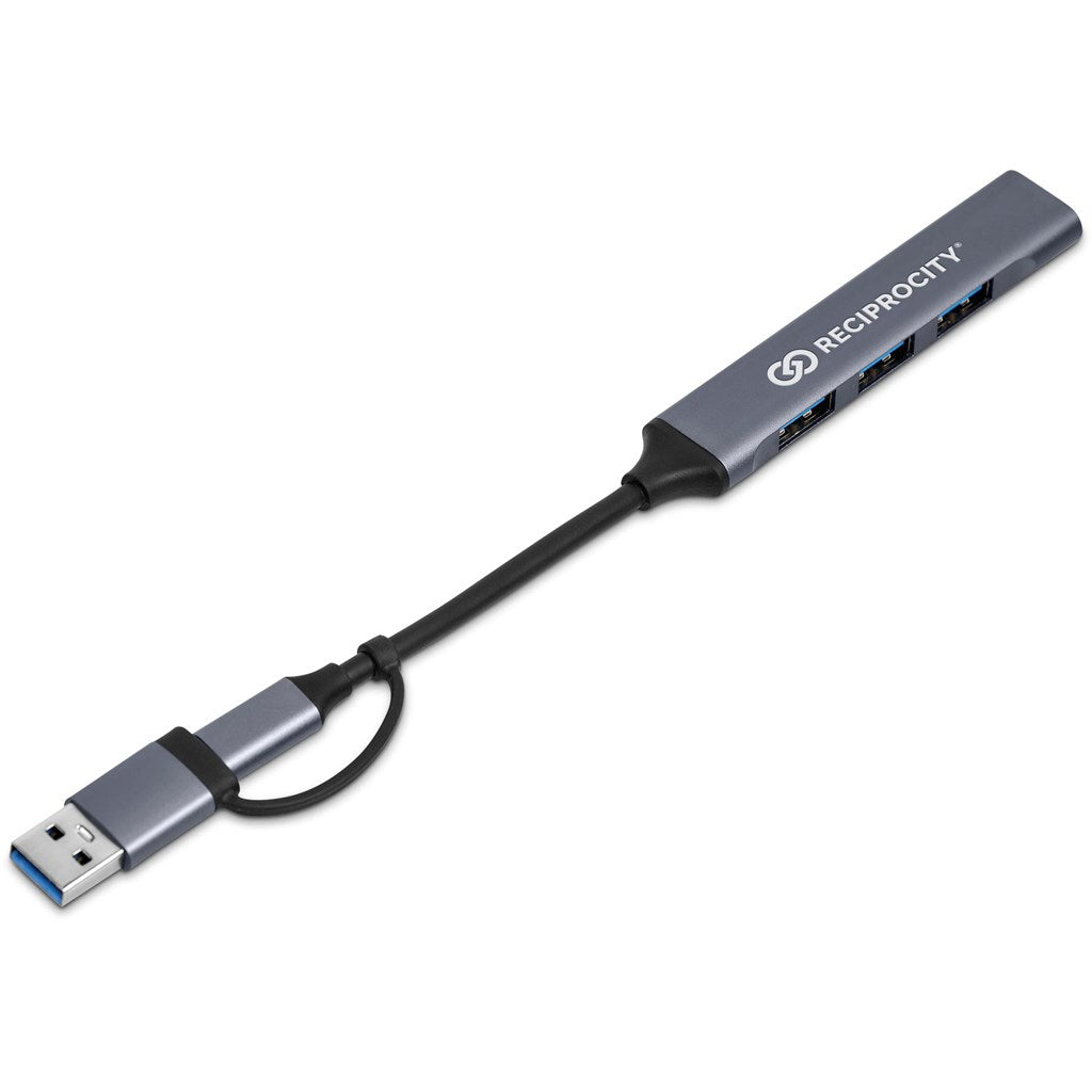 Swiss Cougar Vilnius 2-in-1 Connector USB Hub