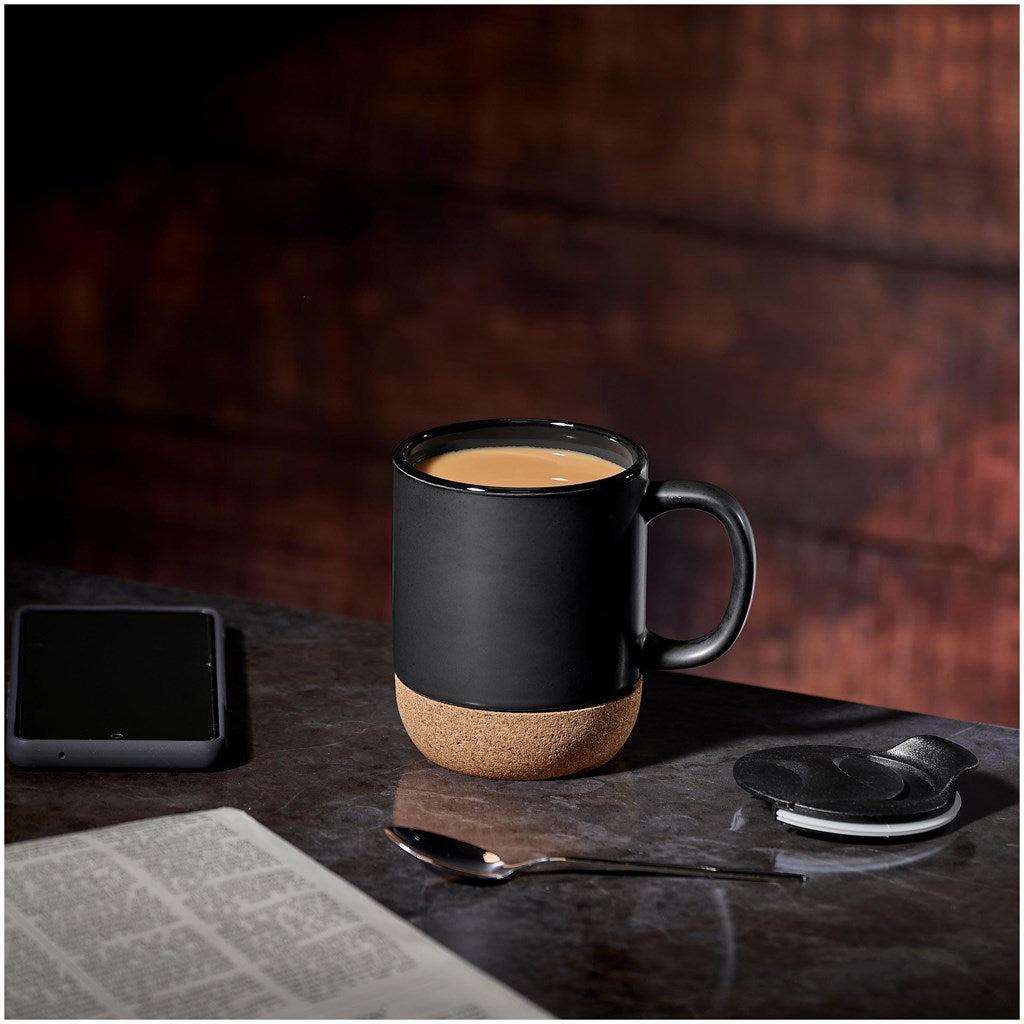 Serendipio Sienna Cork & Ceramic Coffee Mug - 340ml